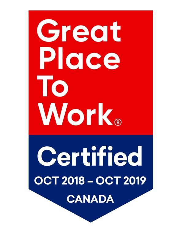 Great Place to Work logo for 2018-2019