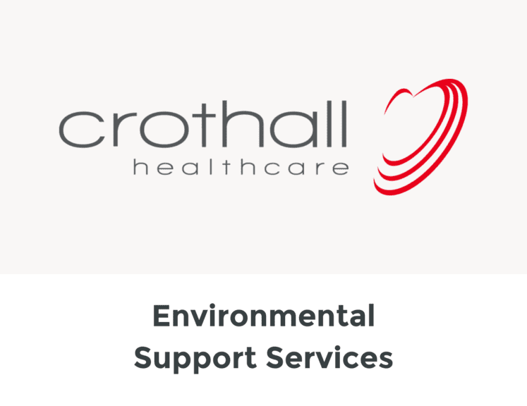 Crothall Healthcare logo, Compass Group Canada's Environmental Support Services company serving the Healthcare Sector