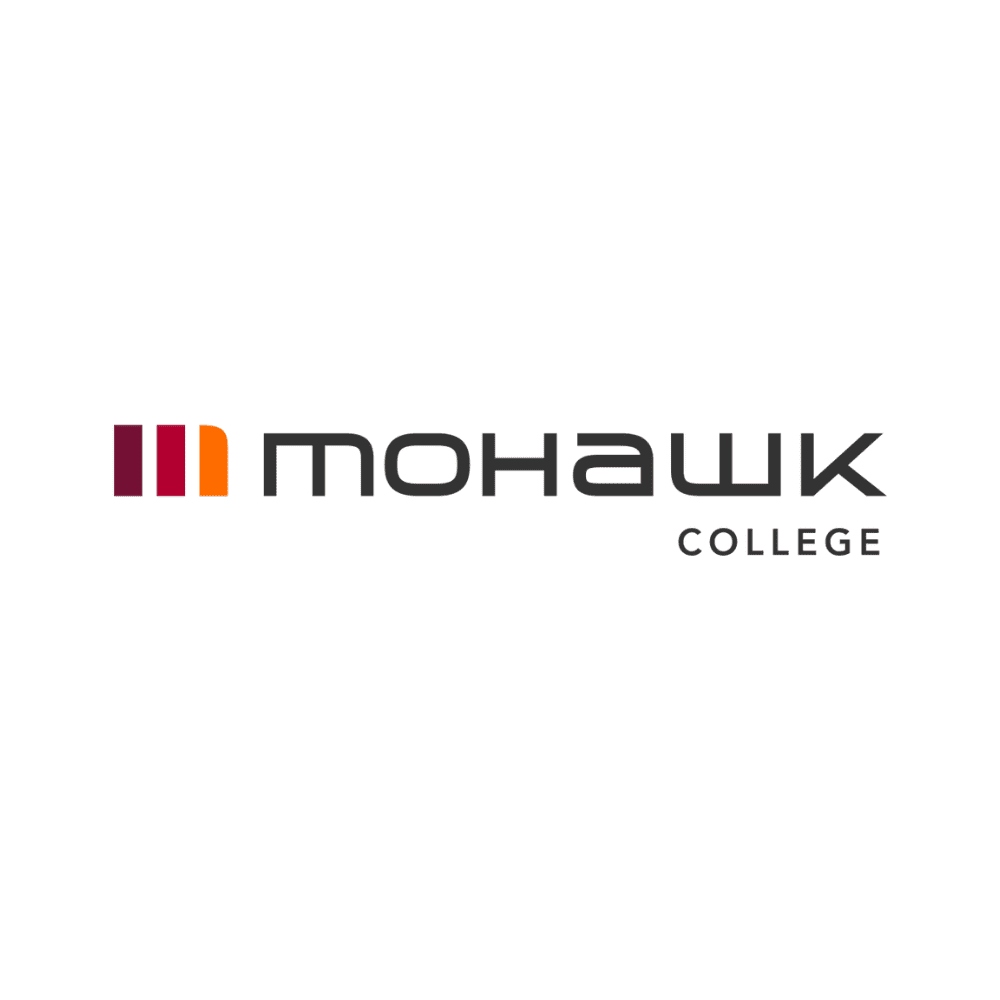 Н поит. Mohawk College logo.