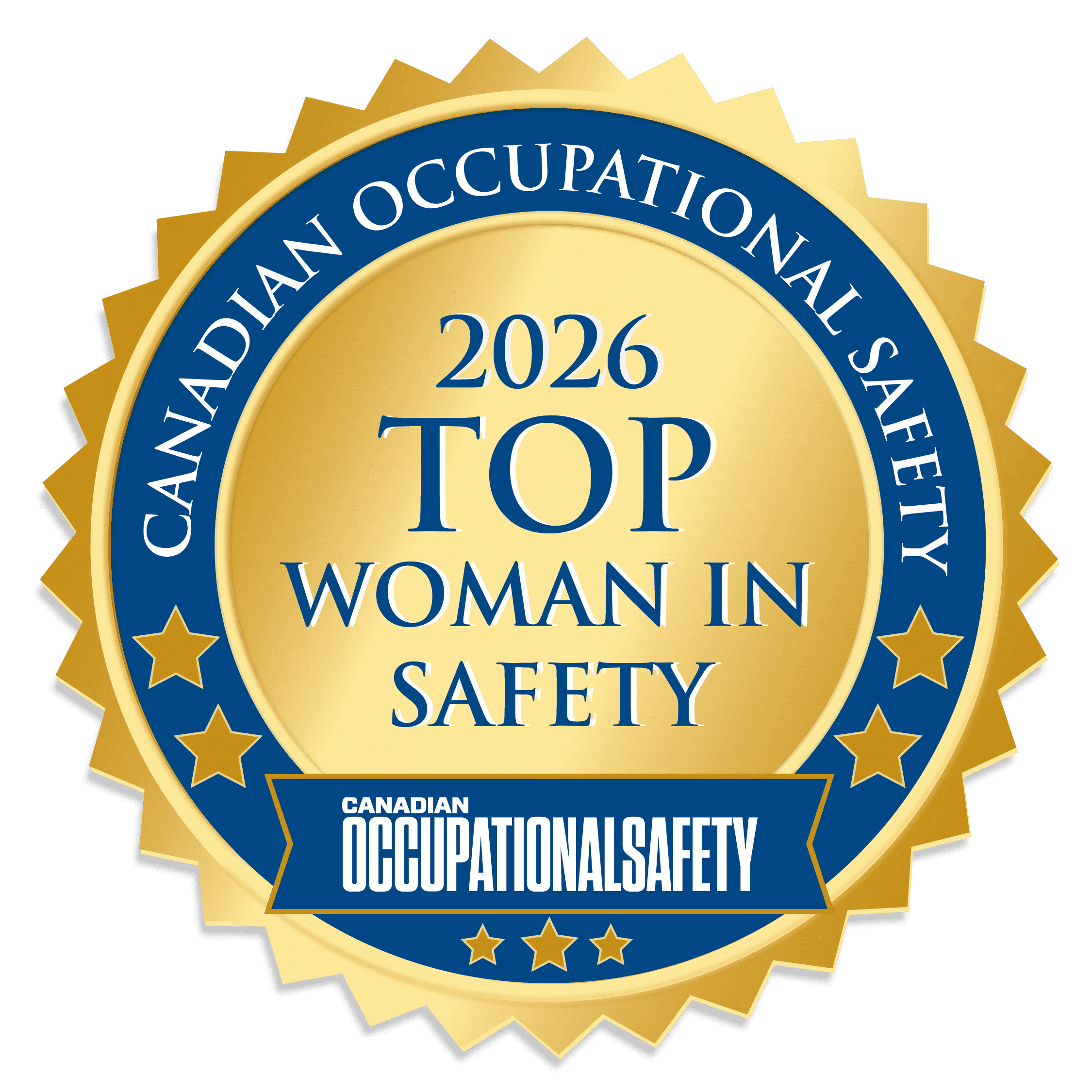 2026 top woman in safety badge