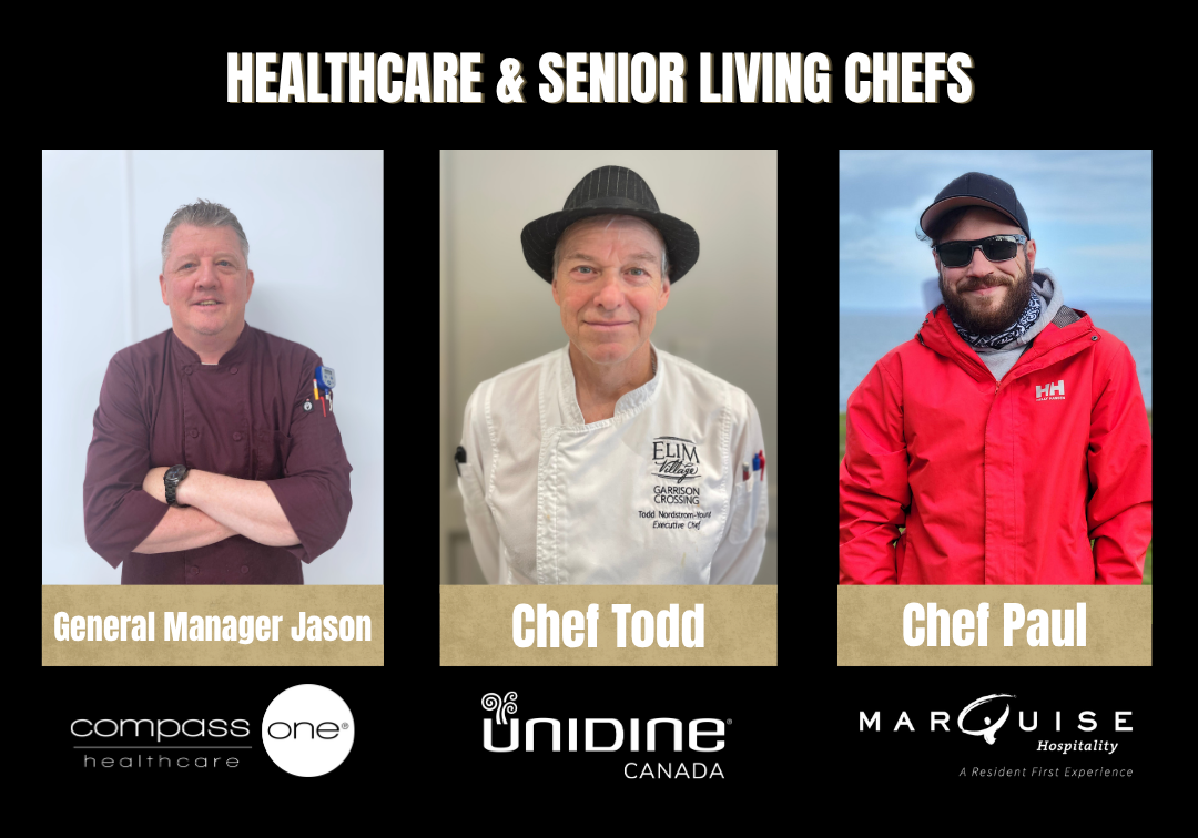 Chef Appreciation Nominees for the Healthcare sector at Compass Group Canada