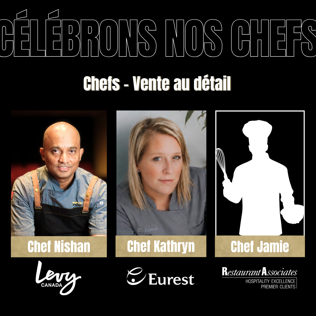 Chef Appreciation Nominees for the Retail sector at Compass Group Canada