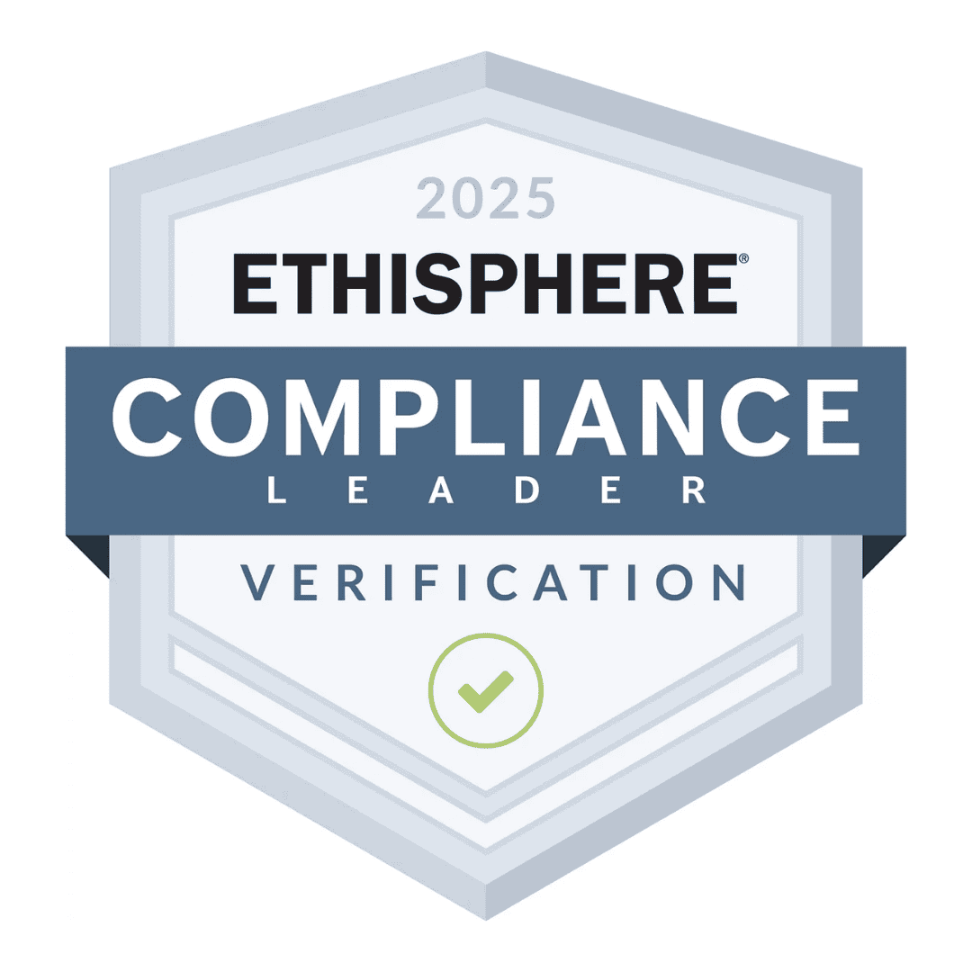 compliance leader verification award logo