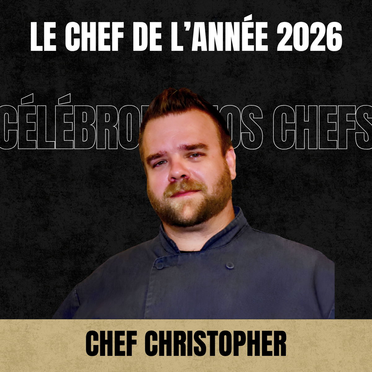 Chef Christopher, Chef of the year 2026